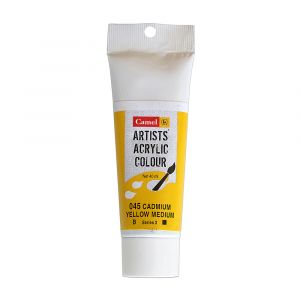 Camel Artists Acrylic Colour Series 3:40ml Tubes Cadmium Yellow Meduim