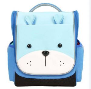 Nohoo Jungle Kids School Bag - Sapiential Bear Blue