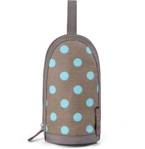 Little Story Insulated Bottle Bag - Polka Brown