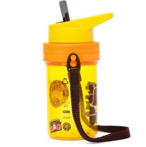 Eazy Kids Water Bottle 500ml wt Straw - Yellow