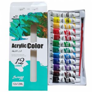 Bomega, Arcylic Color Set - 12 Colors