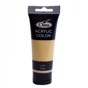  Class, Acrylic Color Tube, Gold - 60 Ml