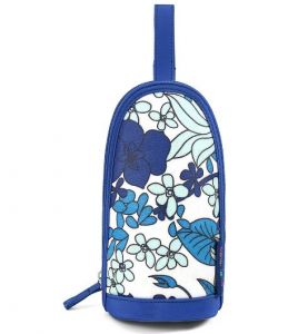 Little Story Insulated Bottle Bag - Floral Blue