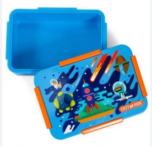 Eazy Kids Lunch Box, Space - Blue, 850ml