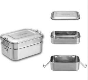 Eazy Kids Bento Steel Lunch Box - XL