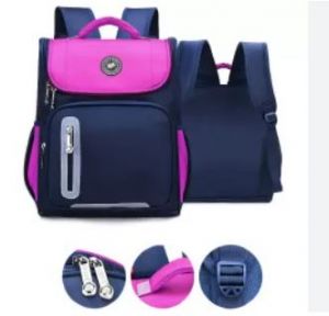 Eazy Kids Ergonomic School Bag-Pink