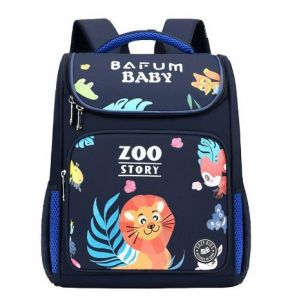 Eazy Kids Leo School bag-Blue