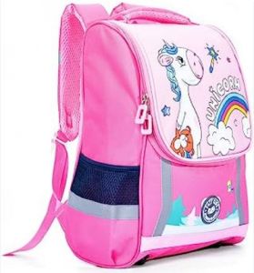 Eazy Kids School Bag Unicorn - Princess Pink