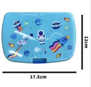 Eazy Kids Bento Lunch Box - Space Blue