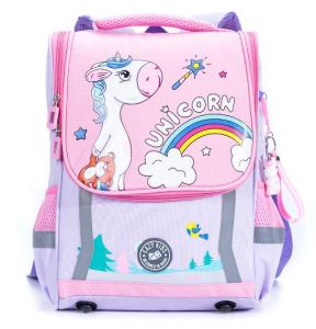 Eazy Kids School Bag Unicorn - Purple + Pink