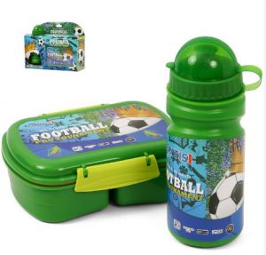 Eazy Kids Lunch Box wt Bottle - Green