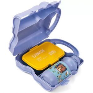 Eazy Kids Lunch Box wt Bottle - Blue