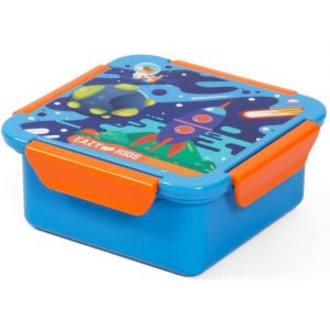 Eazy Kids Lunch Box, Space  - Blue, 650ml