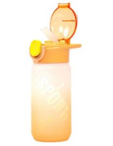 Eazy Kids Water Bottle 500ml wt Handle - Orange