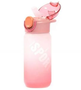 Eazy Kids Water Bottle 500ml wt Handle - Pink