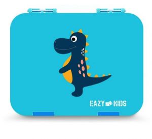 Eazy Kids Bento Boxes wt Insulated Lunch Bag Combo- Dino Blue