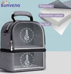 Sunveno Insulated Office Lunch Bag - Space Grey