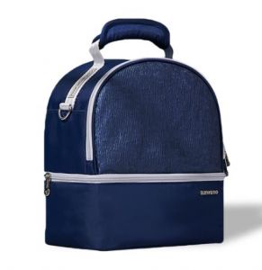 Sunveno - Insulated Lunch Bag Sparkle Navy Blue