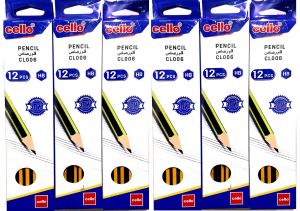 Cello HB Pencil 6pcs Sets