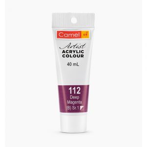Camel Artists Acrylic Colour Series 1:40ml Tubes Deep Magenta