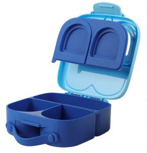 Eazy Kids Bento Lunch Box w/t handle- Blue