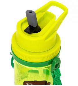 Eazy Kids Water Bottle 500ml wt Straw - Green