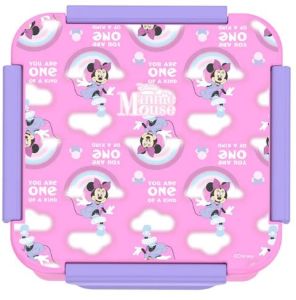 Disney Minnie Mouse Snack / Lunch Box - Pink (650ml)