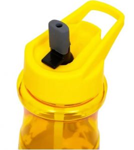 Eazy Kids Water Bottle 500ml wt Straw - Yellow