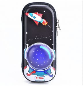 Eazy Kids 3D Pencil Case Astronaut-Black