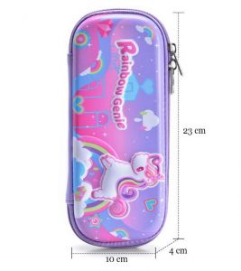 Eazy Kids 3D Genie Unicorn Pencil Case  