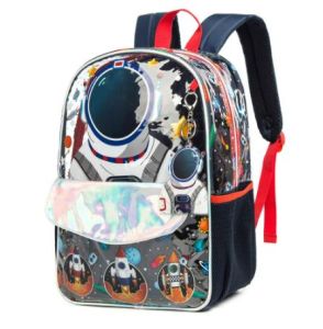 Eazy Kids-16" School Bag Lunch Bag Pencil Case Set of 3- Astronaut-Blue