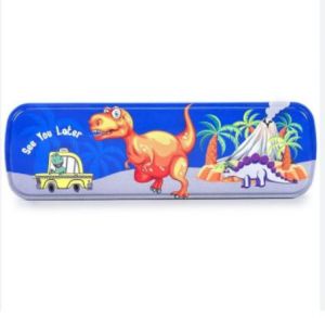 Eazy Kids Pencil Box -Dino Yellow