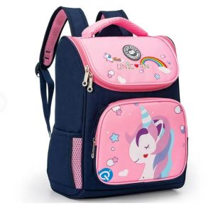 Eazy Kids - Back to School - 16" Unicorn School Backpack - Pink