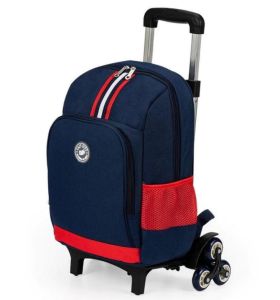 Eazy Kids - School Bag wt Trolley, Blue