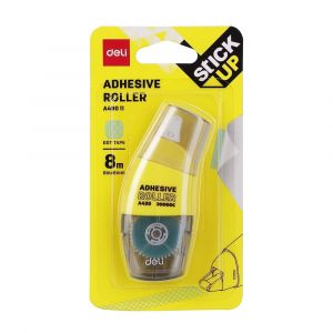 Deli Adhesive Roller Refill Clear 8M EA49011