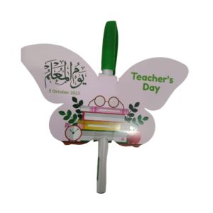 Teacher Gift Card with Pen Green (12 pieces)