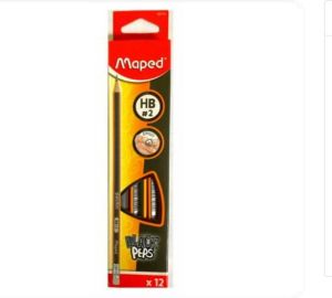 MAPED- BLACK PEPS HB#2 GRAPHITE PENCILS X 12 