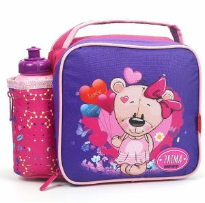 Prima Lunch Bags with Water Bottle for Girls