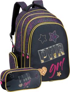 Prima Backpack for Girls with Free Pencil Case-18 Inch