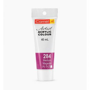 Camel Artists Acrylic Colour Series 2:40ml Tubes Medium Magenta