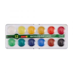 Camel Students' Water Colour Cake 12 assorted round cakes - PL