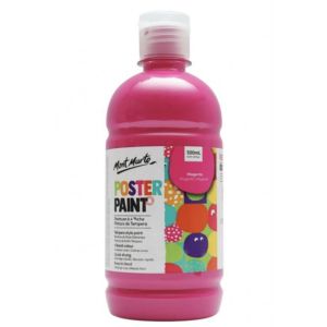 Mont Marte, Poster Paint, Magenta Color - 500 Ml