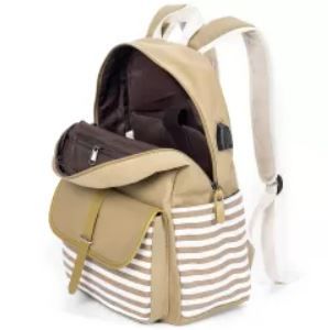 Eazy Kids Classic School Bag-Ivory