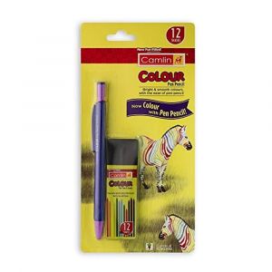 Camel Colour pen pencil Single pcs + lead ( Blister pack )