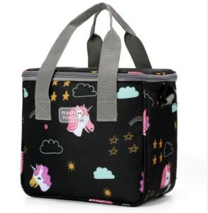 Eazy Kids Unicorn Lunch Bag - Black