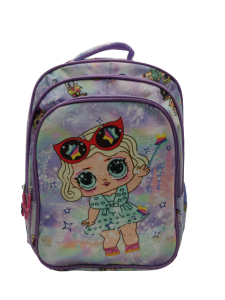 BNB School Bag for Girls, Purple