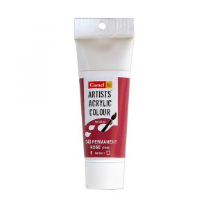 Camel Artists Acrylic Colour Series 1:40ml Tubes Permanent Rose