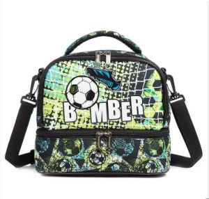 Eazy Kids - Bottle/Lunch Bag - Football Green