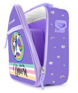 Eazy Kids Bento Lunch Bag-Unicorn - Purple