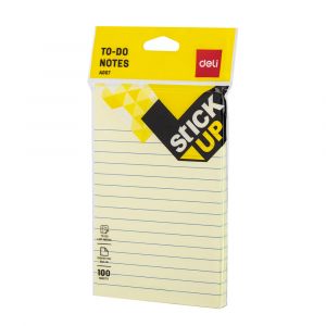 Deli Sticky Notes, Yellow 